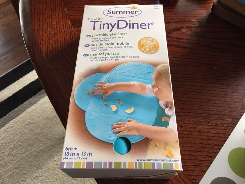 Brand New Summer Infant Tiny Diner Portable Placemat