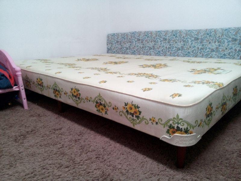 Queen size bed $120 obo