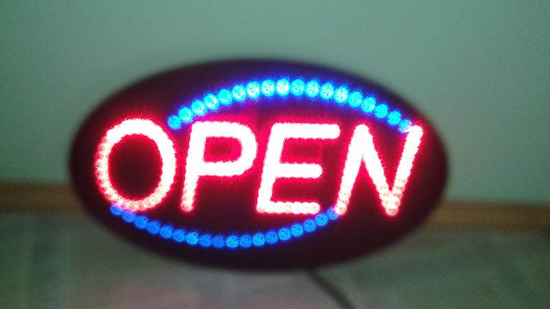 OPEN sign