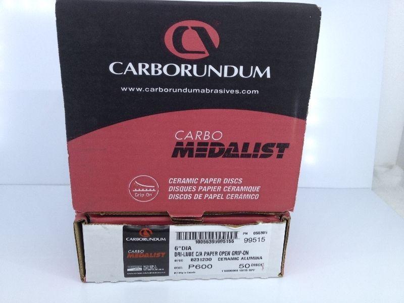 Carborundum Medalist 600 Sanding Disc Velcro Grip On