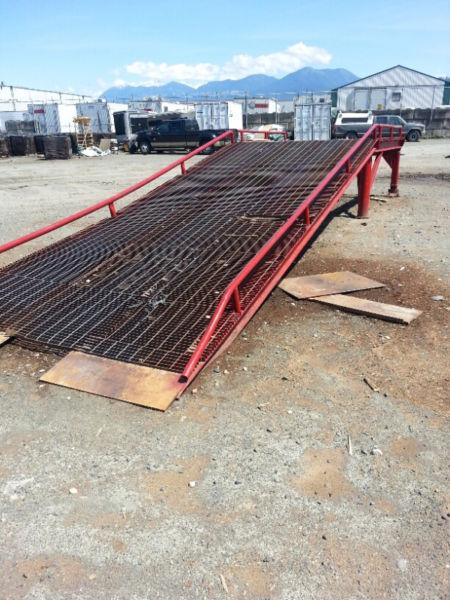 Stationary Forklift Loading Ramp