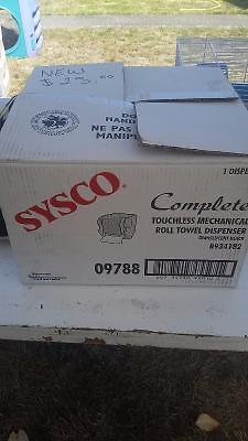 Sysco touchless mechanical roll towel dispenser