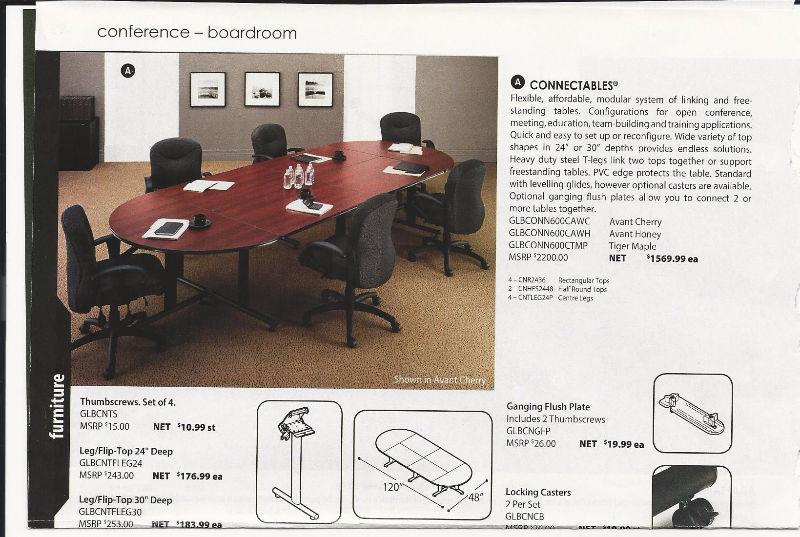 4 Piece Boardroom Table