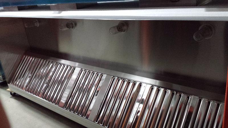 UL Restaurant Kitchen Grease Exhaust Hood 4ft to 16ft