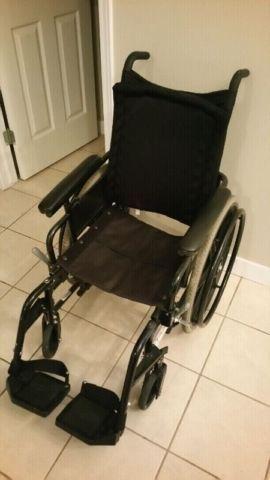 17 inch Lightweight Folding Wheelchair
