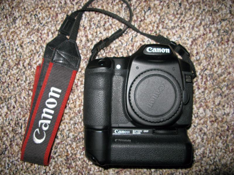Canon 40D & G9