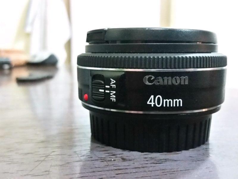 Canon ef 40mm 2.8 pancake lens