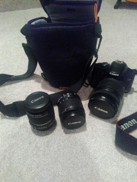 Canon EOS Rebel XSi 18-200mm and 18-55mm