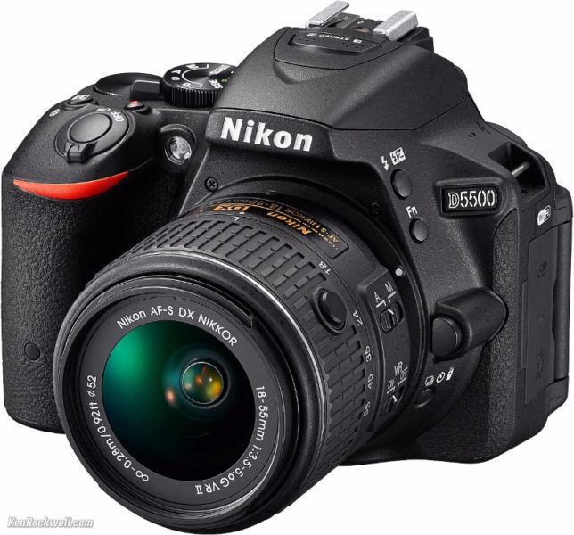 Nikon D5500 DSLR 24MP Camera w/ 18-55mm VR II Lens Kit