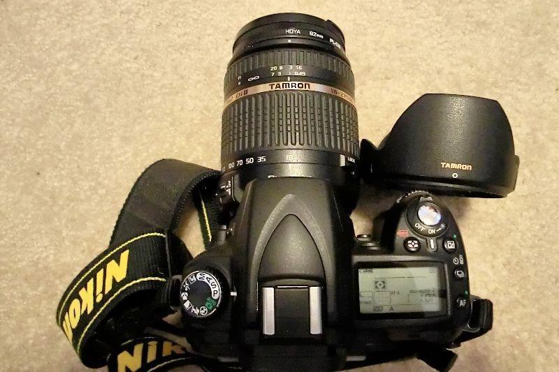 Nikon D90 camera with Tamron 18-270mm F/3.5-6.3 Di II VC PZD