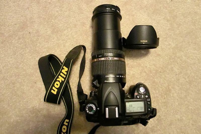 Nikon D90 camera with Tamron 18-270mm F/3.5-6.3 Di II VC PZD