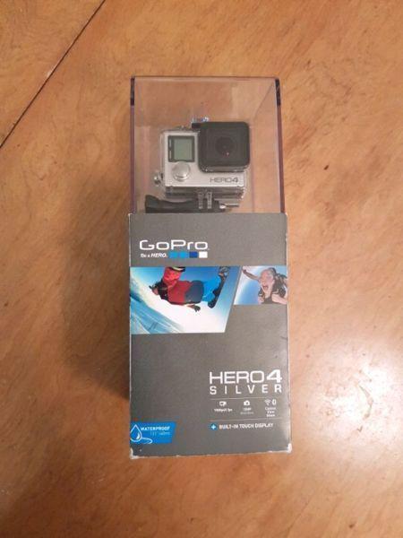 Brand new never used Gopro hero 4 silver