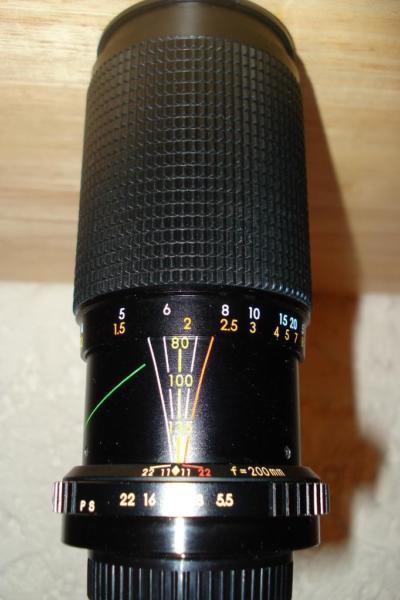 Camera Auto Zoom Lens 200mm