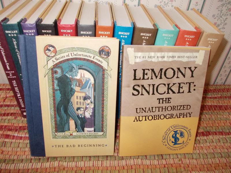A SERIES OF UNFORTUNATE EVENTS - complete set, like new!