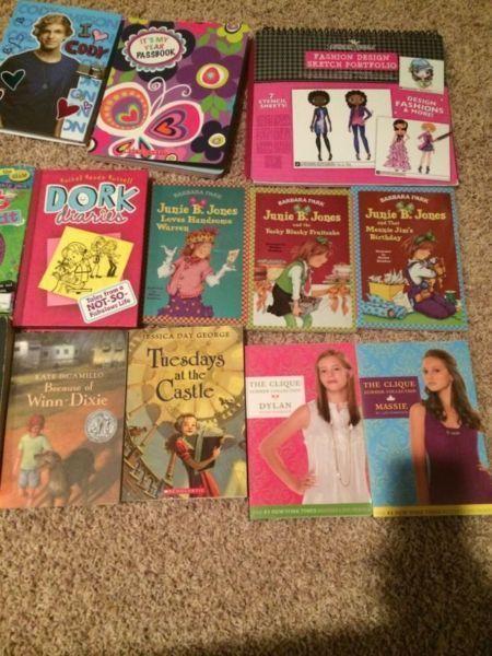 13 books for 8-12 year old girls