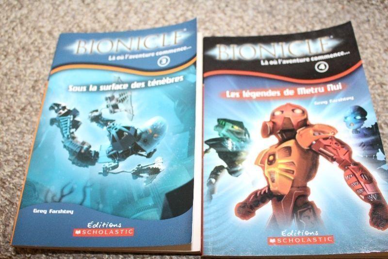 2 Bionicle chapter books - French