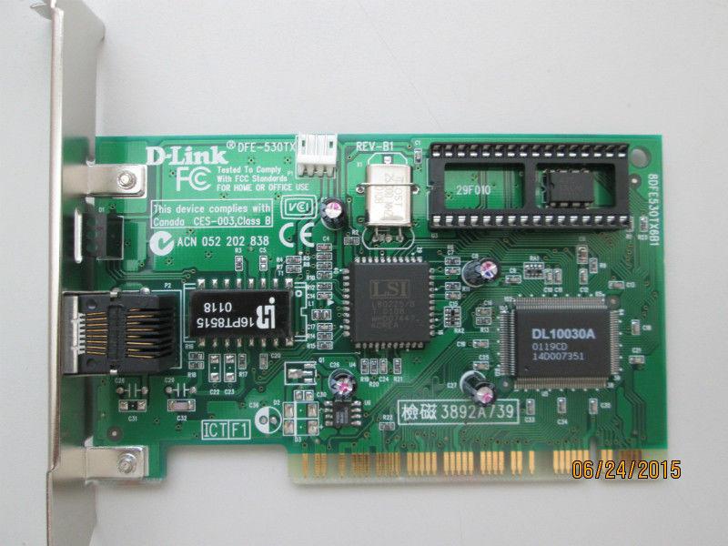 Ethernet PCI Lan card DFE-530TX