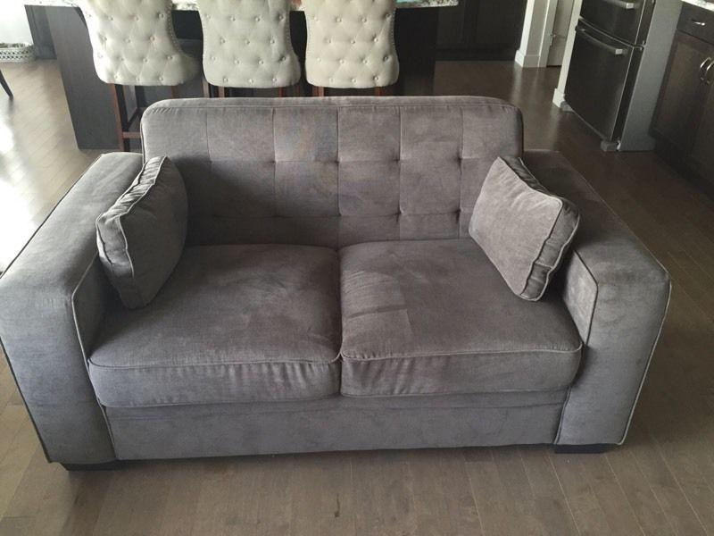 Two Grey Contemporary Couches!