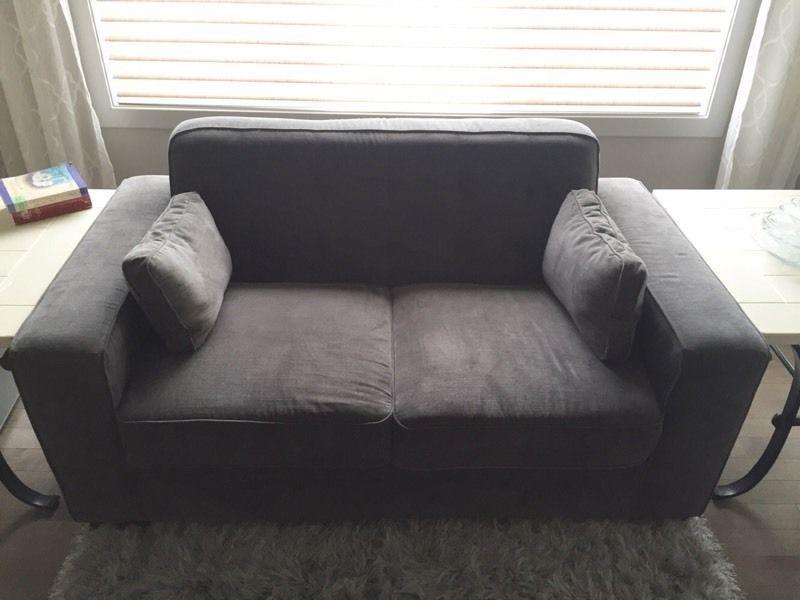 Two Grey Contemporary Couches!