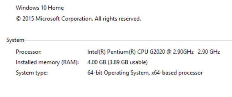 HP Office Slim Desktop Intel @2.9 GHz; 256 Gb HDD