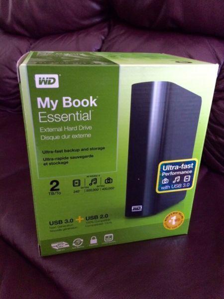 WD My Book 2TB USB 3.0 external hard drive