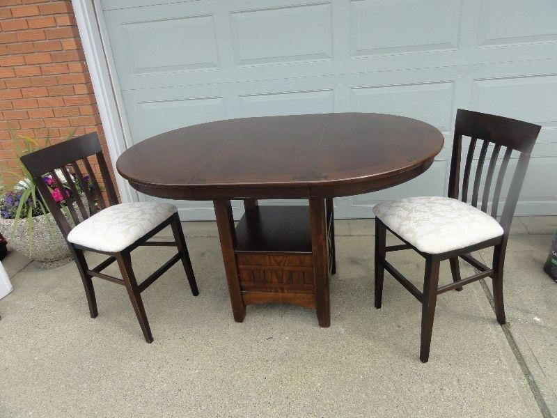 New Large Espresso Table & 2 Chairs + delivery available