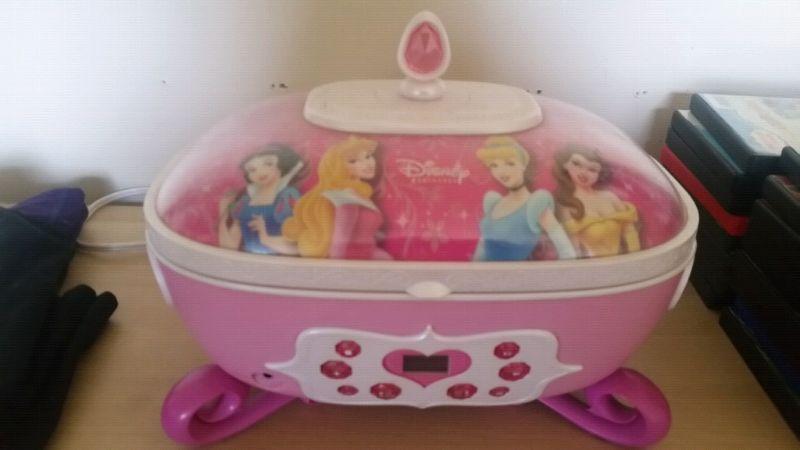 Disney Princess CD player/jewelry box