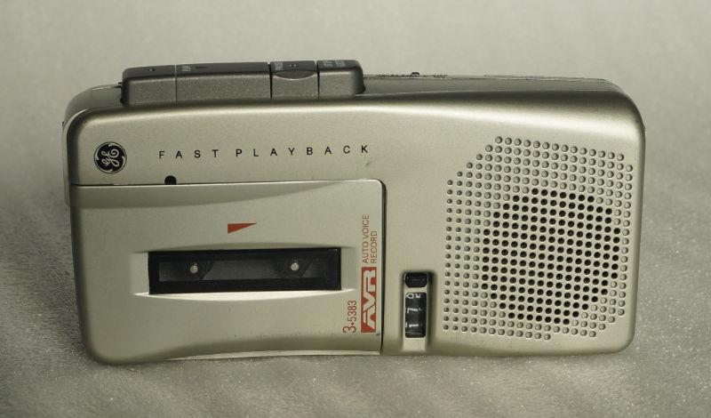 Mini cassette Tape recorders, various