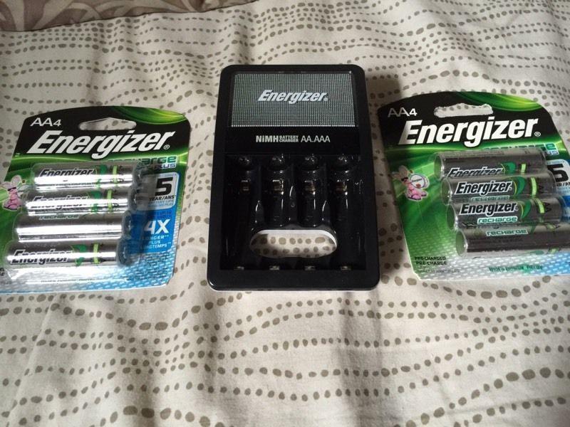 Wanted: Energizer Charger with 8 Batteries