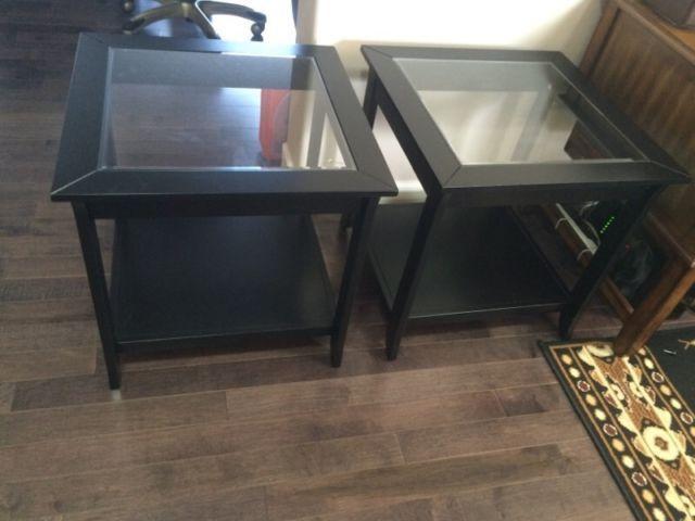 2 Newcastle End Tables or Night stands with Storage. $160 each n