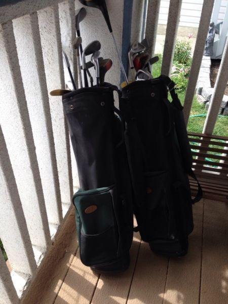 Wanted: Kids golf clubs and golf bags age 7 to 13