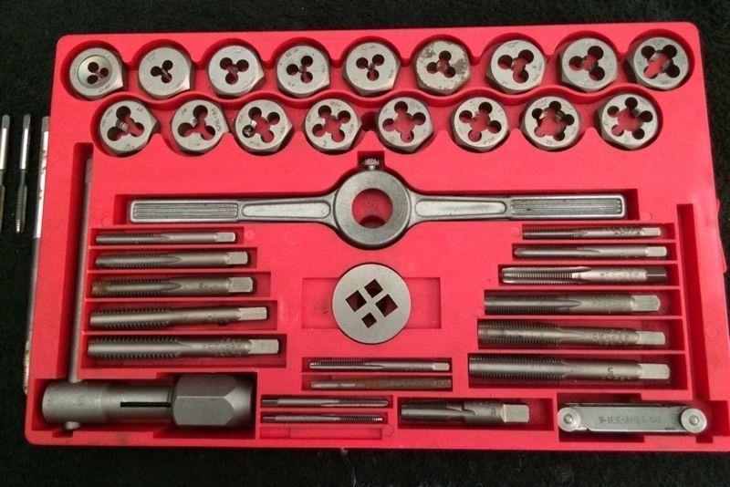 Vermont American tap and die set with extras