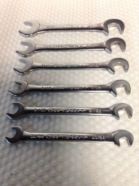 Craftsman open end ignition wrench set
