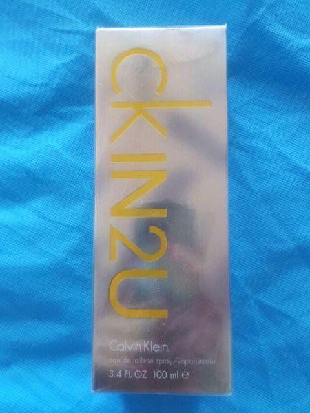 Calvin Klein -IN2U -100ml- NEW-SEALED perfume