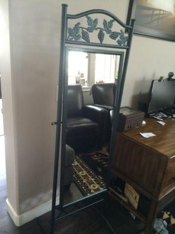 Mirror 5 ft 4 inch high. Excellent condition. Light weight. No h