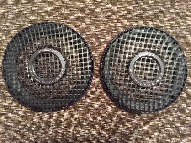 Pair of Pioneer car speaker covers