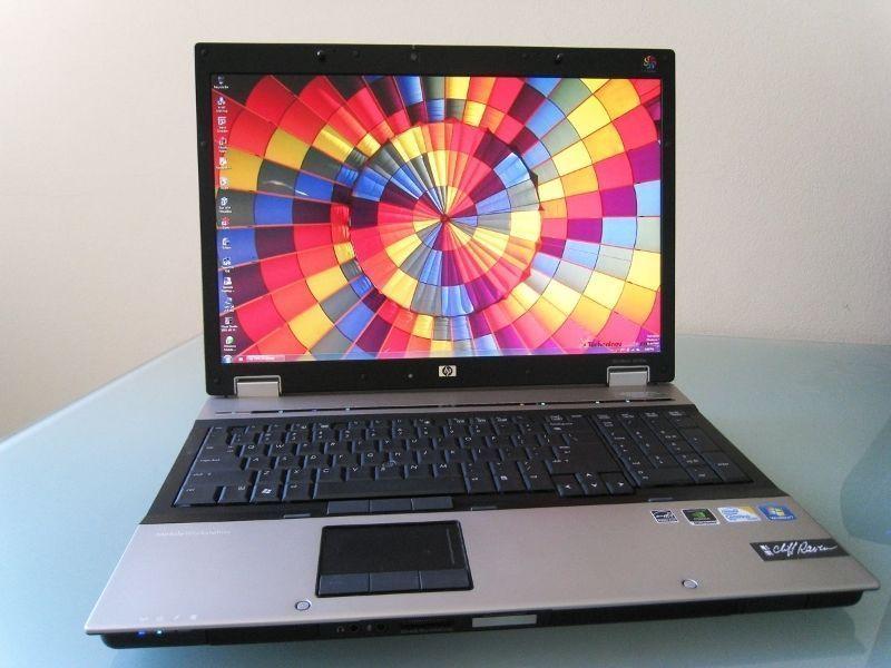 HP EliteBook 8730w,Intel dual,4GB,320GB,17.3',AMD FireGL,Win7