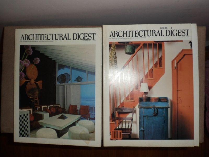 Architectual Digest Magazines