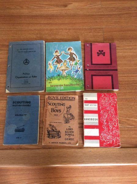 Older Boy Scout Girl Guide Brownie Books
