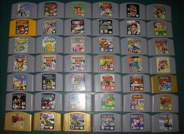 N64 Console, Controllers and All the Best Games. Prices are Firm