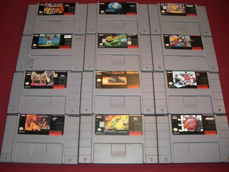 SNES Console and Games!