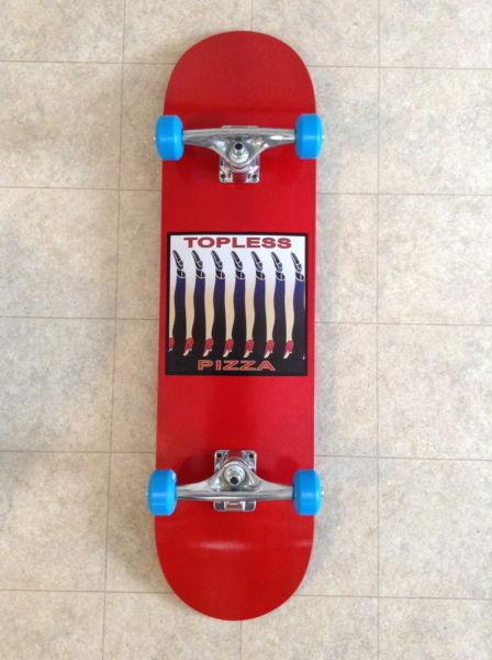 New Pro Complete Skateboard Topless Pizza