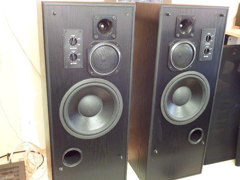 ' Vivid ' Tower Speakers 3-way Awesome Sound Great Condition
