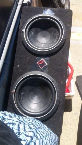 Subwoofer and amp