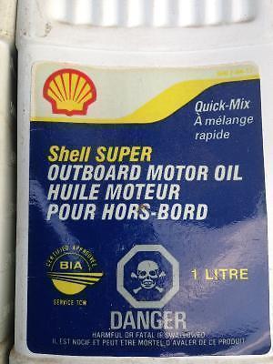 4 LITERS SCHELL OUTBOARD MOTOR OIL