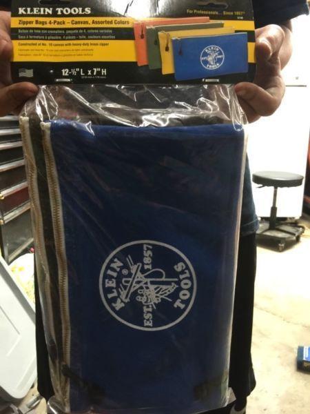 Klein 4 pack canvas bags