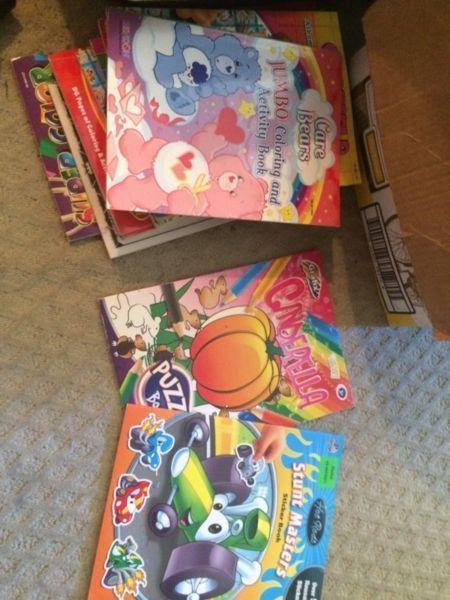 Coloring books -used
