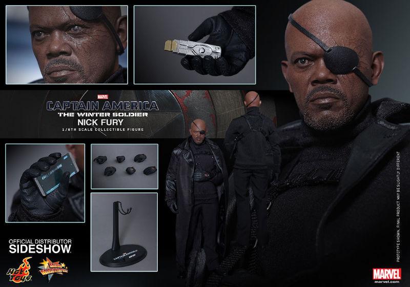 Hot Toys 1/6 NICK FURY Captain America The Winter Soldier New!