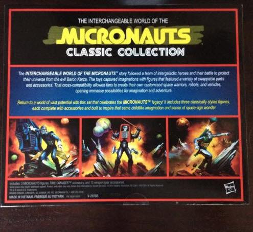 SDCC 2016 EXCLUSIVE HASBRO MICRONAUTS CLASSICS COLLECTION