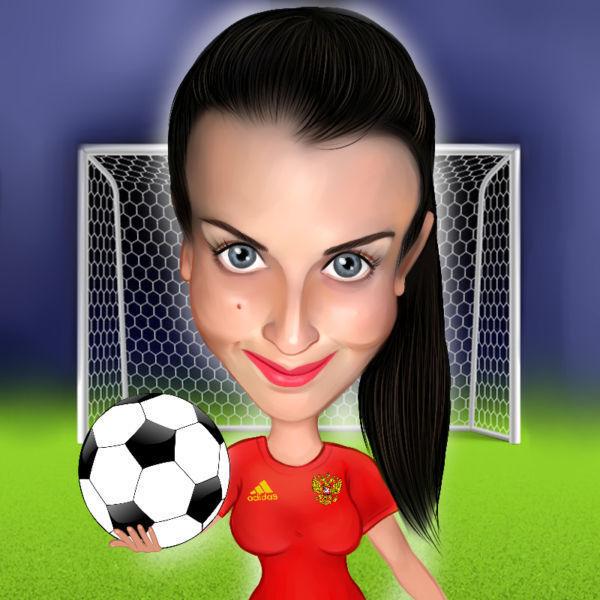 Get your Football Caricature for just 25 CAD per person